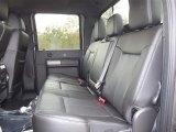 2012 Ford F250 Super Duty Lariat Crew Cab 4x4 Black Interior