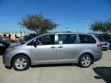 Silver Sky Metallic Toyota Sienna in 2012