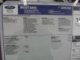2012 Ford Mustang C/S California Special Coupe Window Sticker