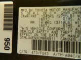 2012 Tacoma Color Code for Pyrite Mica - Color Code: 4T3