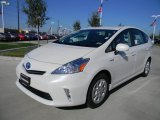 2012 Blizzard White Pearl Toyota Prius v Three Hybrid #57874617