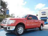 2012 Race Red Ford F150 Lariat SuperCrew #58238692