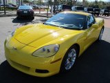 2008 Velocity Yellow Chevrolet Corvette Coupe #58364463