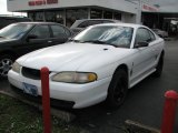 1997 Crystal White Ford Mustang V6 Coupe #58364647