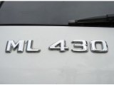 2001 Mercedes-Benz ML 430 4Matic Marks and Logos