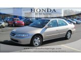 2000 Naples Gold Metallic Honda Accord EX V6 Sedan #58364533