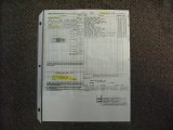 1978 Pontiac Firebird Trans Am Coupe Info Tag