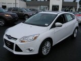 2012 Oxford White Ford Focus SEL 5-Door #58387176