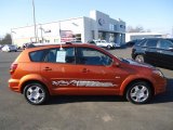 Fusion Orange Metallic Pontiac Vibe in 2005