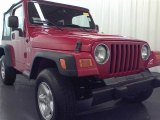 2006 Flame Red Jeep Wrangler X 4x4 #58396968