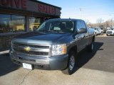 2010 Blue Granite Metallic Chevrolet Silverado 1500 LT Extended Cab 4x4 #58397204