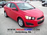 2012 Victory Red Chevrolet Sonic LT Sedan #58396942