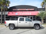 2008 Silver Birch Metallic GMC Sierra 1500 SLE Crew Cab #58396669