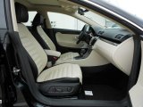 2012 Volkswagen CC Lux Plus Black/Cornsilk Beige Interior