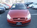 2010 Tango Red Hyundai Accent GS 3 Door #58397142