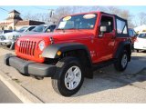 2009 Flame Red Jeep Wrangler X 4x4 #58397069