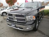 2010 Brilliant Black Crystal Pearl Dodge Ram 1500 Big Horn Quad Cab 4x4 #58396835