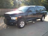 2005 Black Dodge Ram 1500 SLT Regular Cab 4x4 #58397019