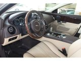 2012 Jaguar XJ XJL Portfolio Cashew/Truffle Interior