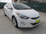 2012 Shimmering White Hyundai Elantra Limited #58396772
