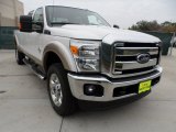 2012 White Platinum Metallic Tri-Coat Ford F350 Super Duty Lariat Crew Cab 4x4 #58396765