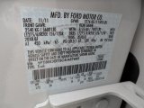 2012 F350 Super Duty Color Code for White Platinum Metallic Tri-Coat - Color Code: UG