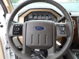 2012 Ford F350 Super Duty Lariat Crew Cab Steering Wheel