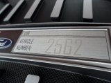 2012 Ford Mustang Boss 302 Info Tag