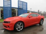 2012 Inferno Orange Metallic Chevrolet Camaro SS/RS Coupe #58447608