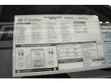 2012 Cadillac Escalade EXT Premium AWD Window Sticker