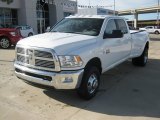 2012 Bright White Dodge Ram 3500 HD Lone Star Crew Cab 4x4 Dually #58447842