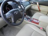 2008 Toyota Highlander Limited 4WD Sand Beige Interior