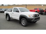 Super White Toyota Tacoma in 2012
