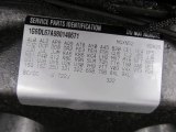 2008 STS Color Code for Blue Chip - Color Code: 722J