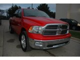 2009 Flame Red Dodge Ram 1500 Big Horn Edition Crew Cab 4x4 #58448054