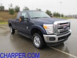 2012 Dark Blue Pearl Metallic Ford F250 Super Duty XLT SuperCab 4x4 #58447478