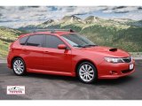 2008 Lightning Red Subaru Impreza WRX Wagon #58447454