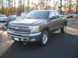 2012 Mocha Steel Metallic Chevrolet Silverado 1500 LT Extended Cab 4x4 #58447995