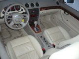2007 Audi A4 2.0T quattro Cabriolet Beige Interior