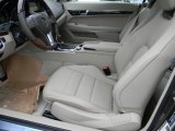 2012 Mercedes-Benz E 550 Coupe Almond/Mocha Interior