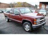 1998 Dark Carmine Red Metallic Chevrolet C/K K1500 Extended Cab 4x4 #58501958