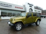 2008 Rescue Green Metallic Jeep Wrangler Unlimited Sahara 4x4 #58501674