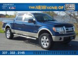 2010 Dark Blue Pearl Metallic Ford F150 Lariat SuperCrew 4x4 #58501906