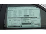 2012 Cadillac CTS 3.0 Sedan Window Sticker