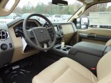 2012 Ford F250 Super Duty Lariat Crew Cab 4x4 Adobe Interior