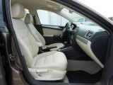 2012 Volkswagen Jetta TDI Sedan Cornsilk Beige Interior