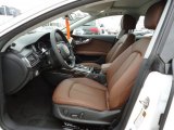 2012 Audi A7 3.0T quattro Premium Plus Nougat Brown Interior