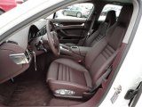 2012 Porsche Panamera Turbo Marsala Red Interior