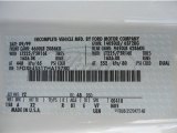 2000 E Series Cutaway Color Code for Oxford White - Color Code: YZ