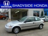 1997 Vogue Silver Metallic Honda Civic CX Hatchback #58555283